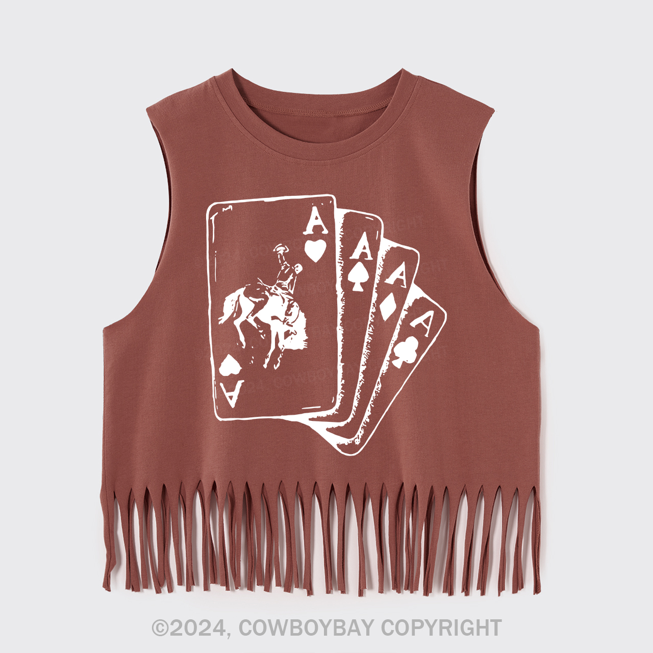 Ace Cowboy Punchy Fringe Tank