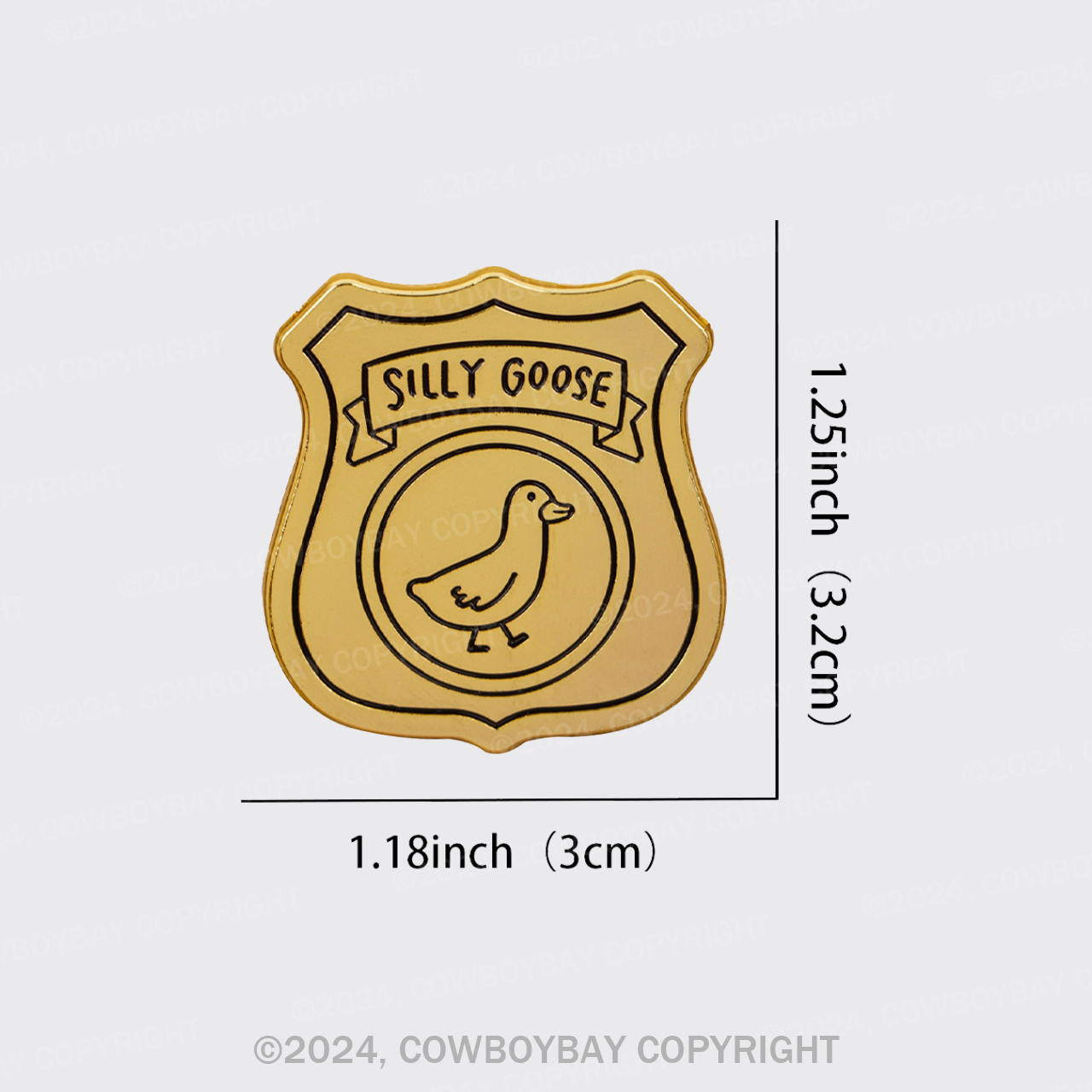 Silly Goose_Cowboybay Pin
