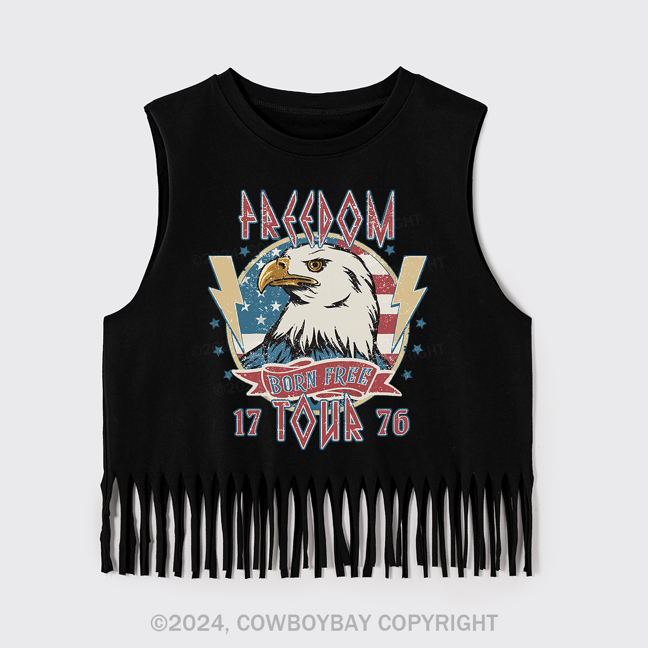 Born Free 1776 Fringe Tank