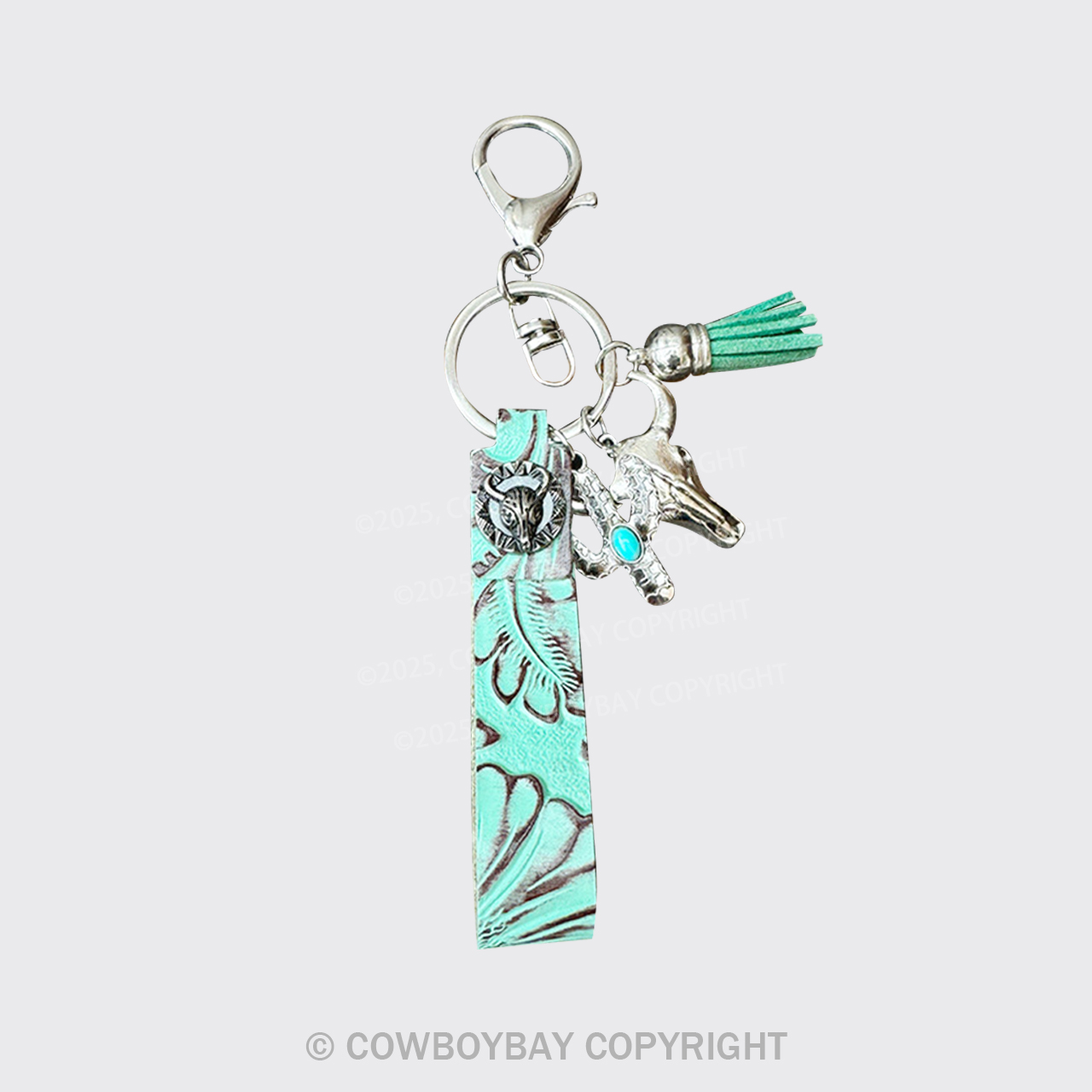 Vintage Leather Keychain