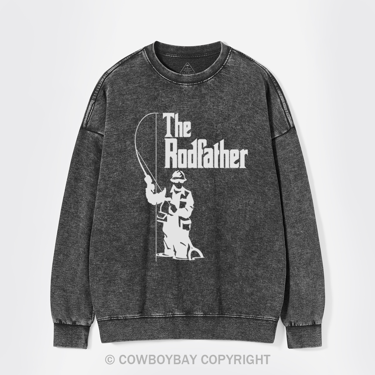 The Rodfather Fishing Washed Sweatshirts