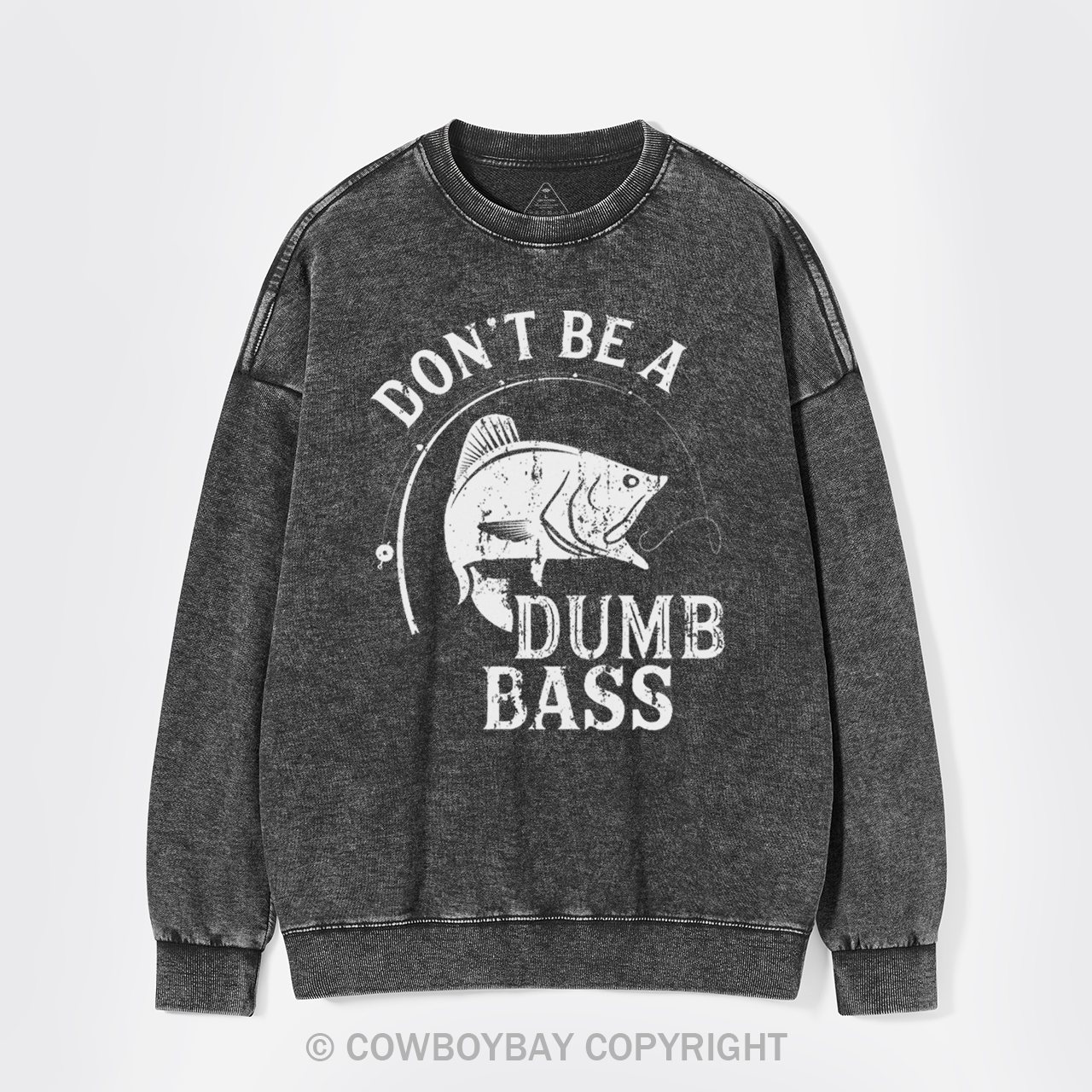 Don't Be A Dumb Bass Washed Sweatshirts