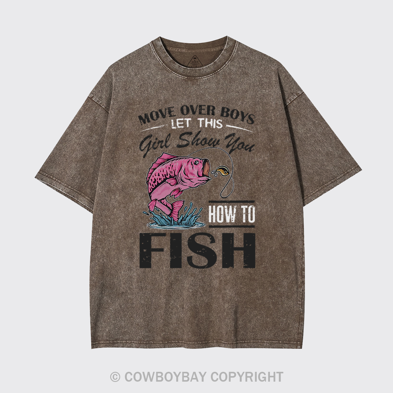 Move Over Boys Fishing Garment-dye Tees