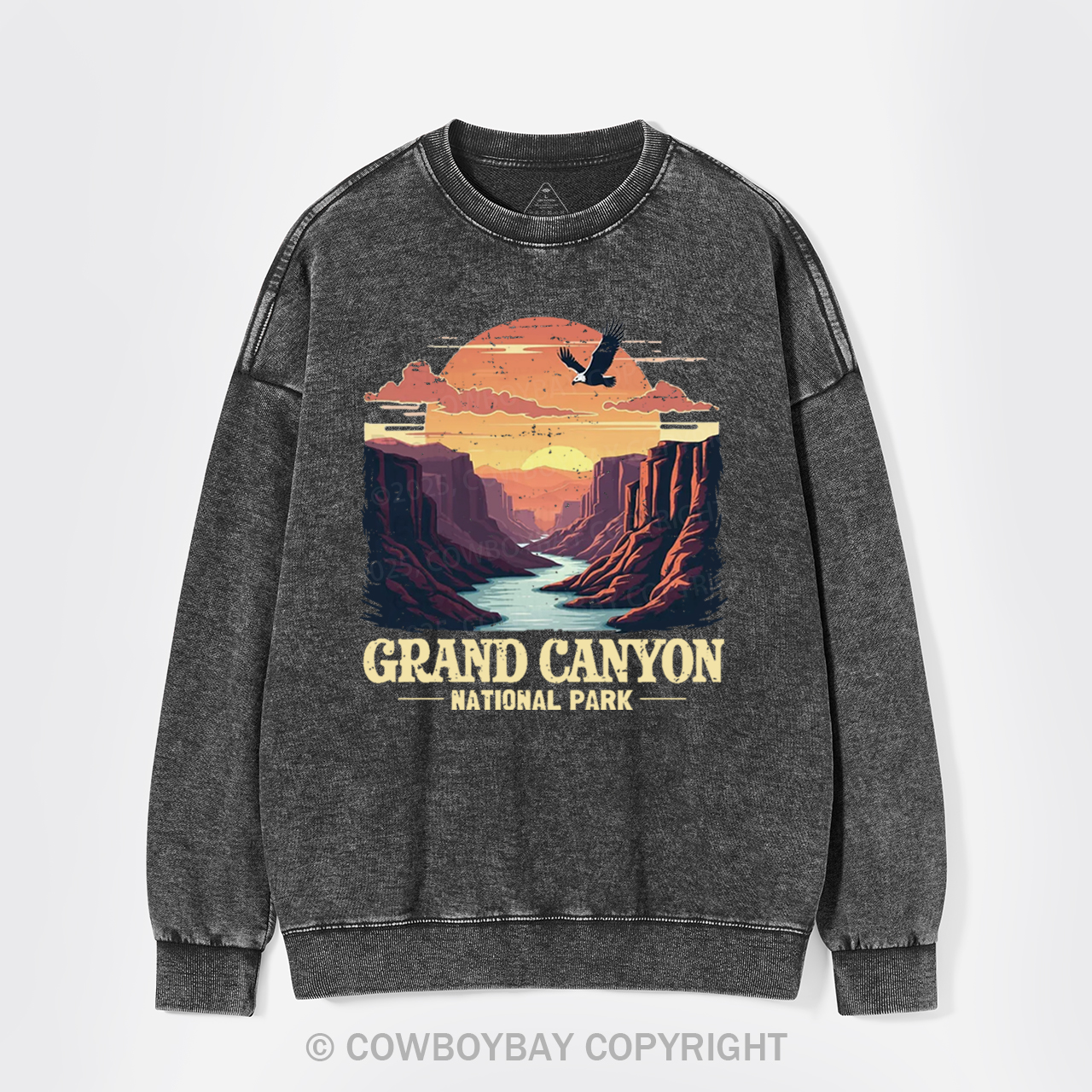 Grand Canyon National Park Washed Sweatshirts