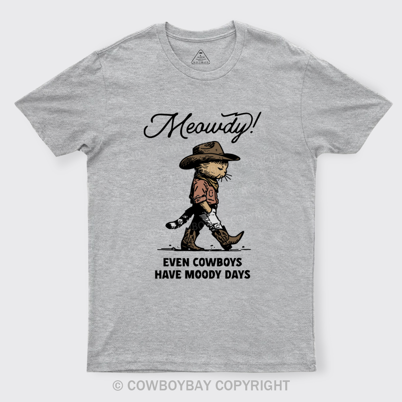 Sad Cat Cowboy T-Shirts