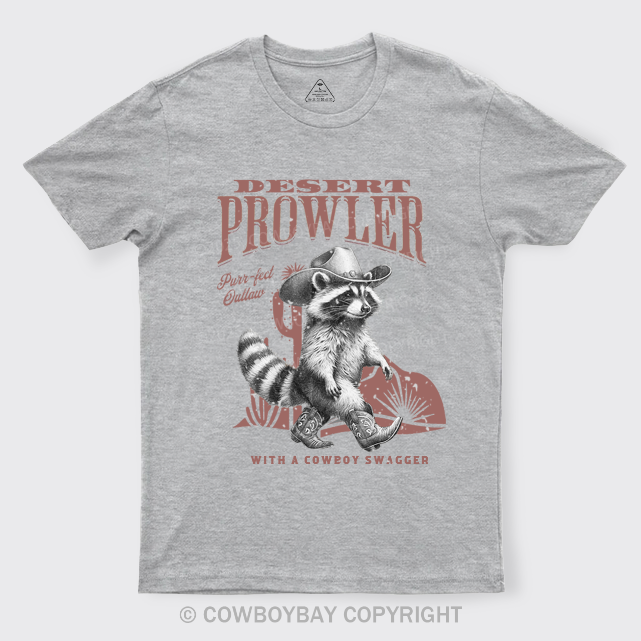 Retro Cowboy Raccoon T-Shirts