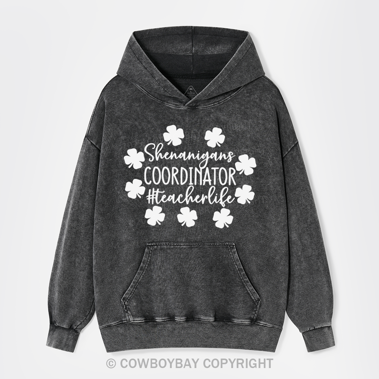 Shenanigans Coordinator Teacherlife Garment-Dye Hoodies