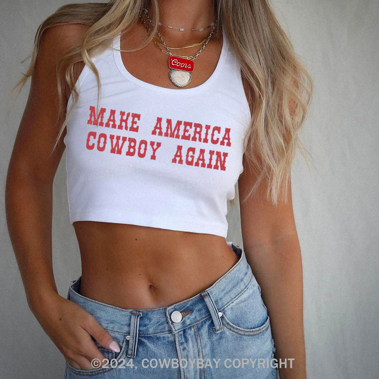 Make America Cowboy Again Tank Top 