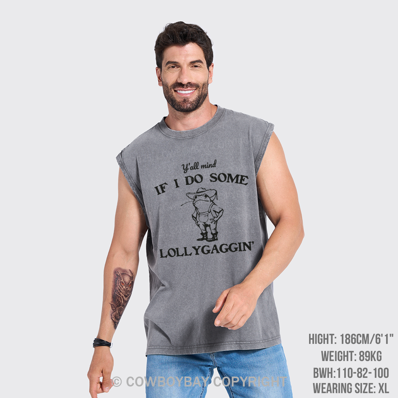 Y'all Mind If I Do Some Lollygaggin' Washed Tanks