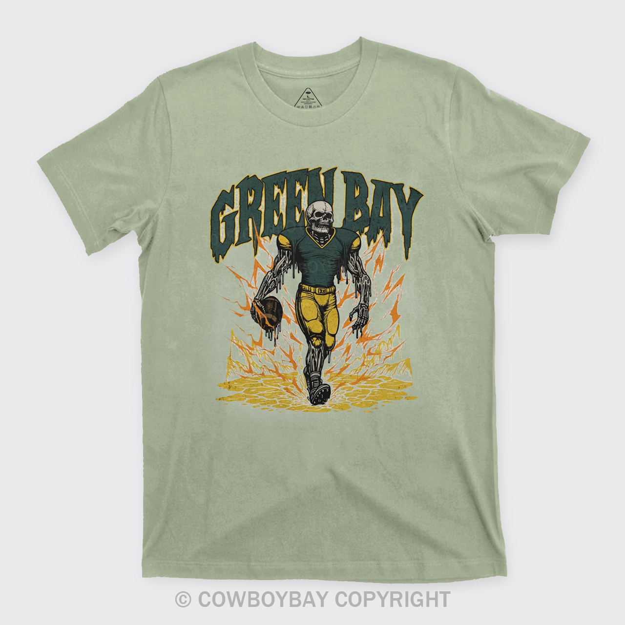 Vintage Skeleton Football T-Shirts