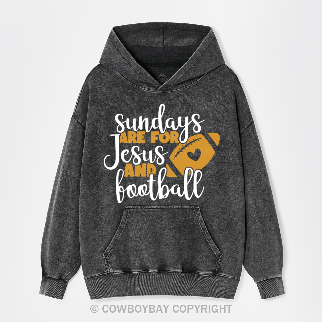 Sundays Are For Football Garment-Dye Hoodies
