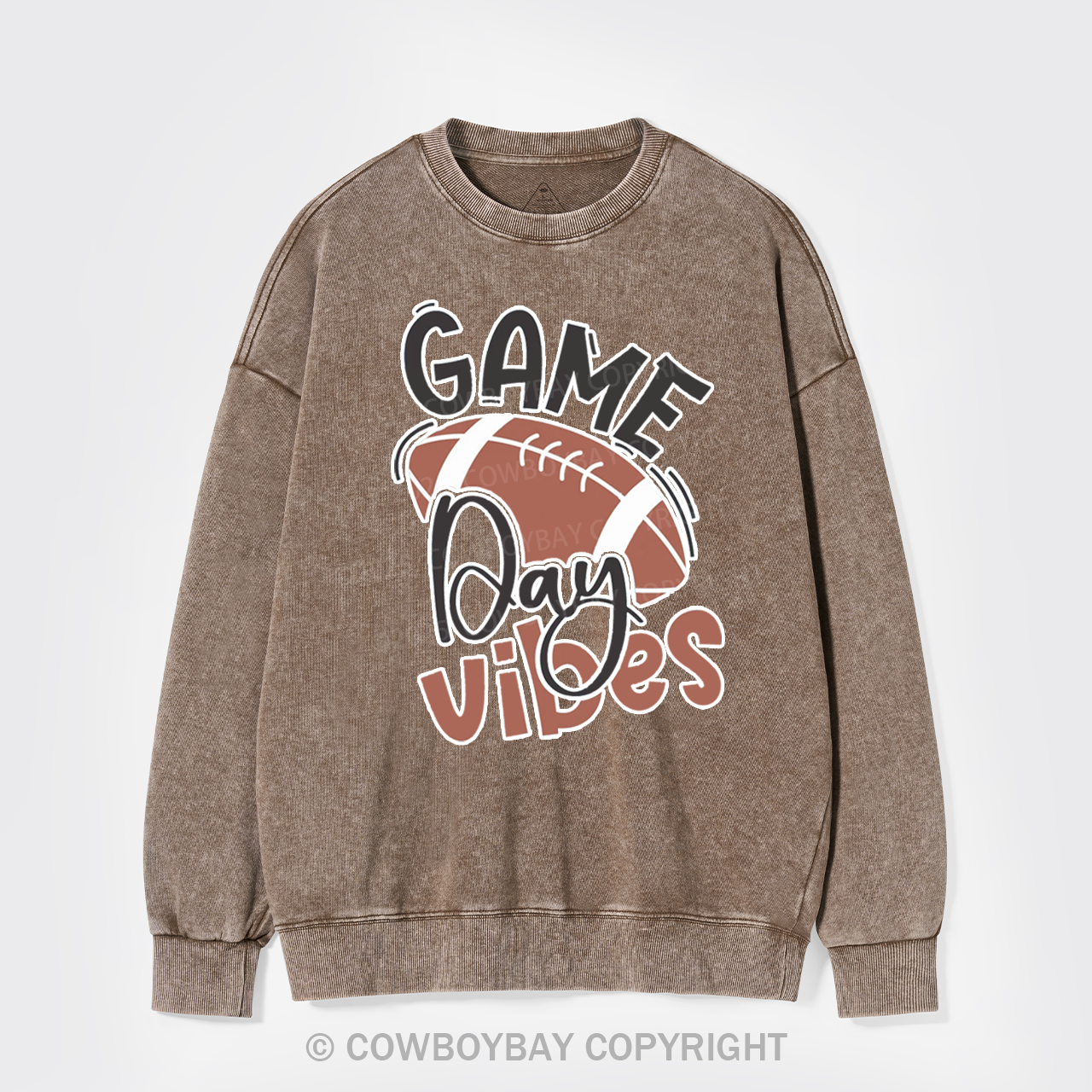 Game Day Vibes Washed Sweatshirts