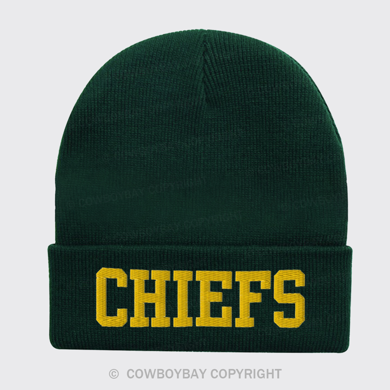 Chiefs Embroidered Knitted Beanie