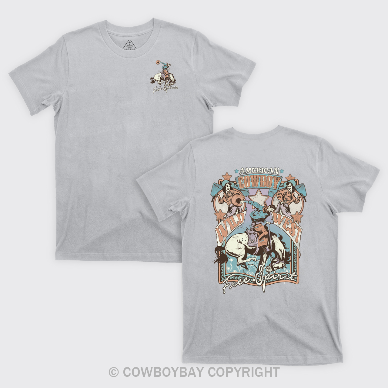 America Cowboy Free Spirit Cowboy T-Shirts