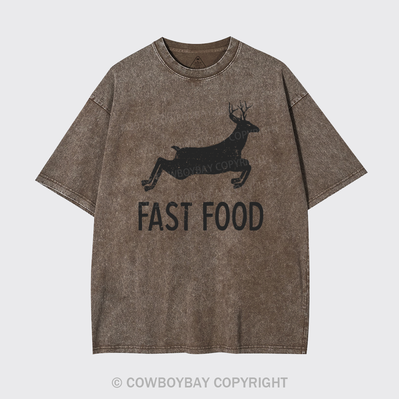 Fast Food Deer Garment-dye Tees