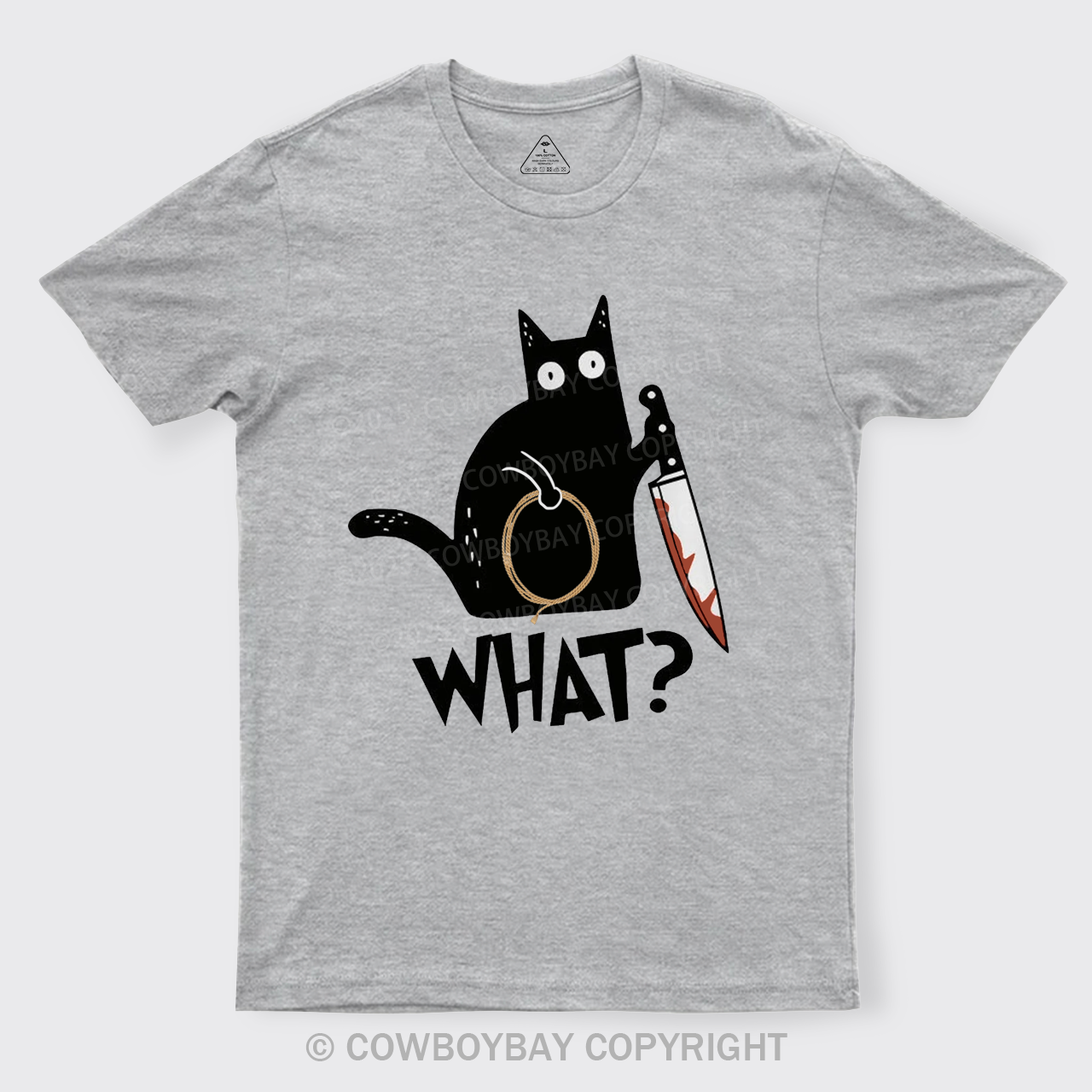 Murderous Black Cat With Knife T-Shirts