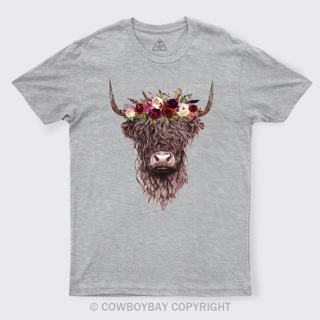 Highland Cow Farm Life Rodeo Tees