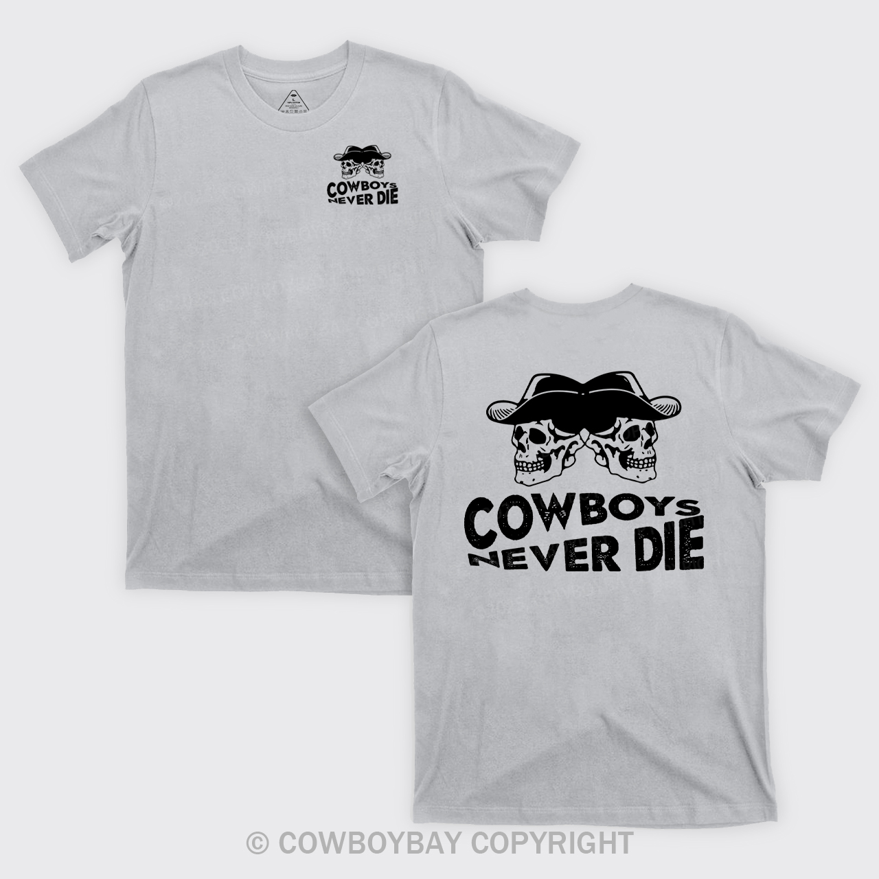 Cowboys Never Die Skeleton T-Shirts
