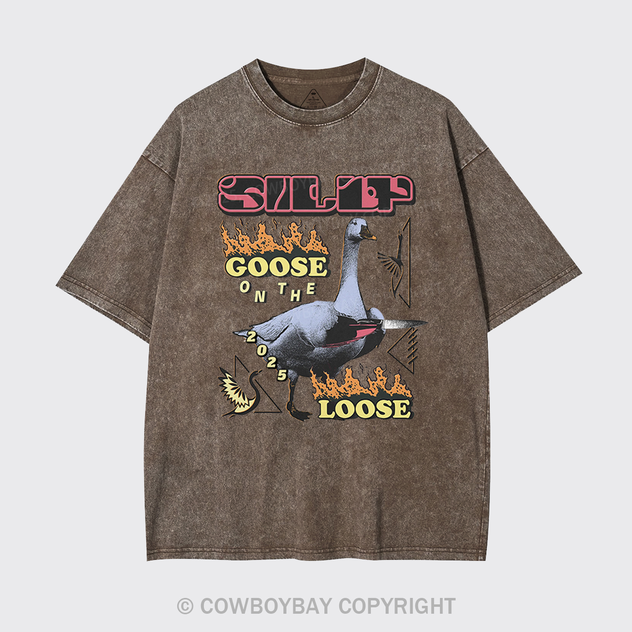 Silly Goose On The 2025 Loose Garment-dye Tees