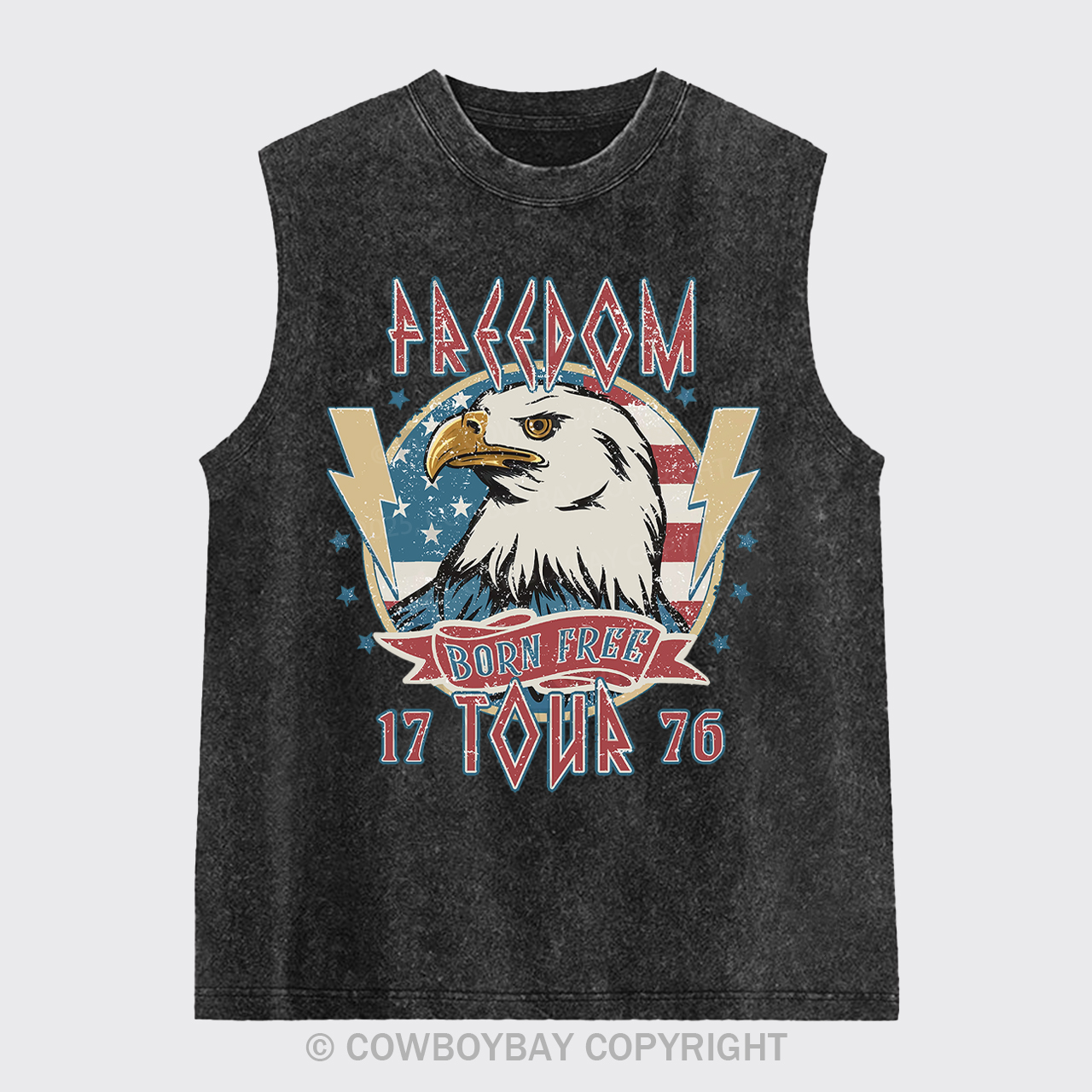 Born Free 1776 Washed Tanks