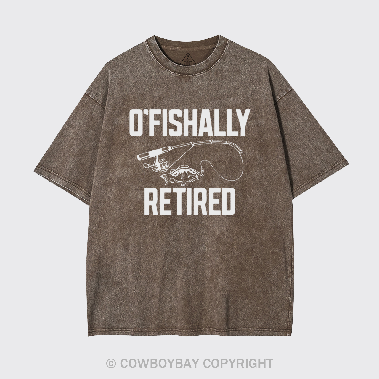 O'fishally Retired Garment-dye Tees