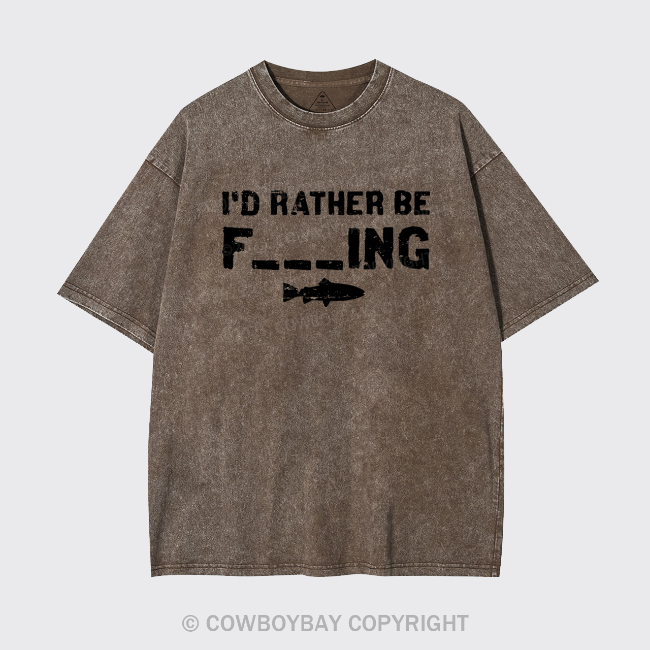I'd Rather Be Fishing Garment-dye Tees
