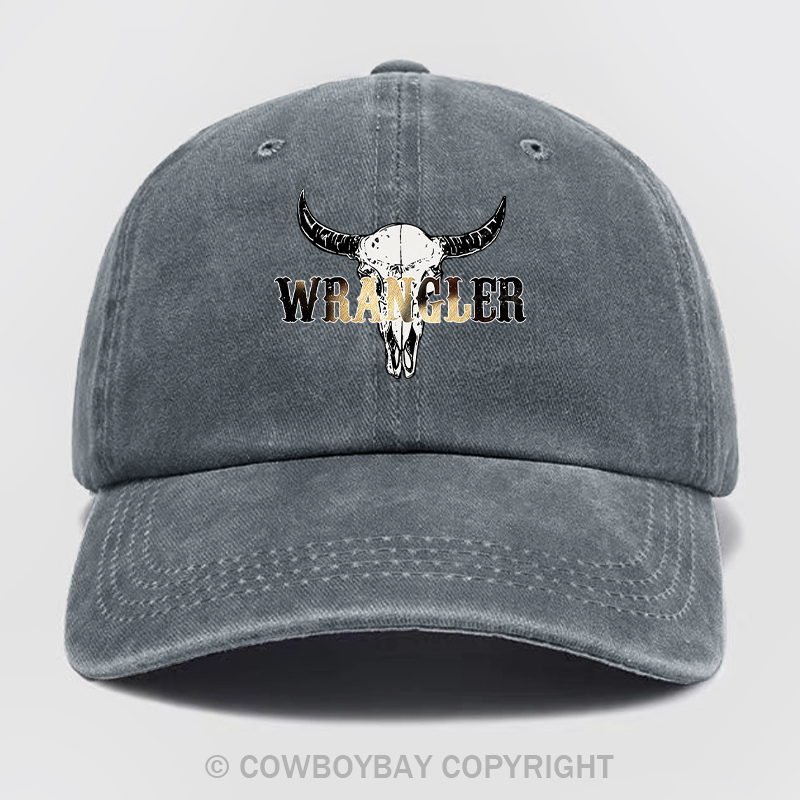 Wrangler Cow Bull Wash Hat