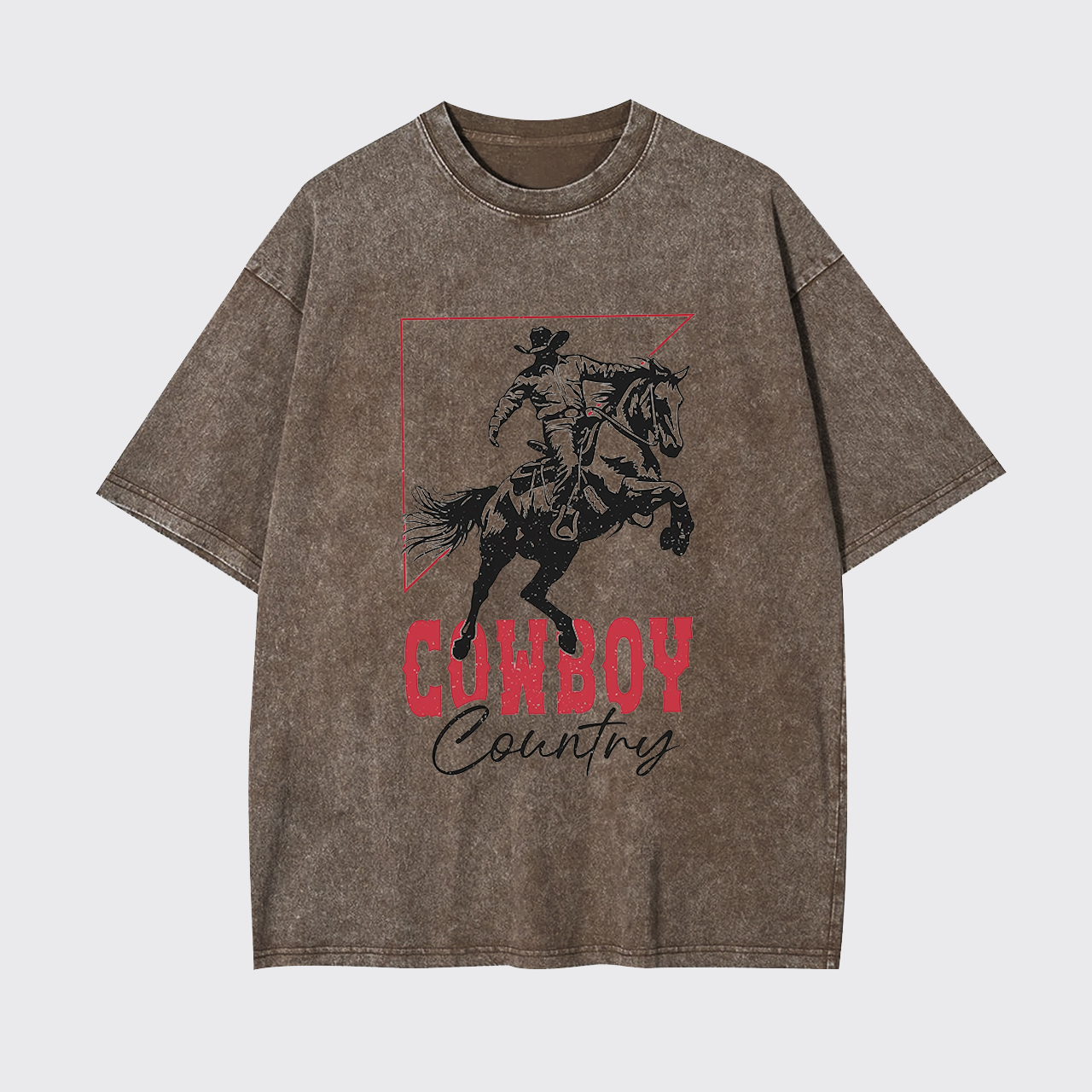 Western Cowboy Country Garment-dye Tees