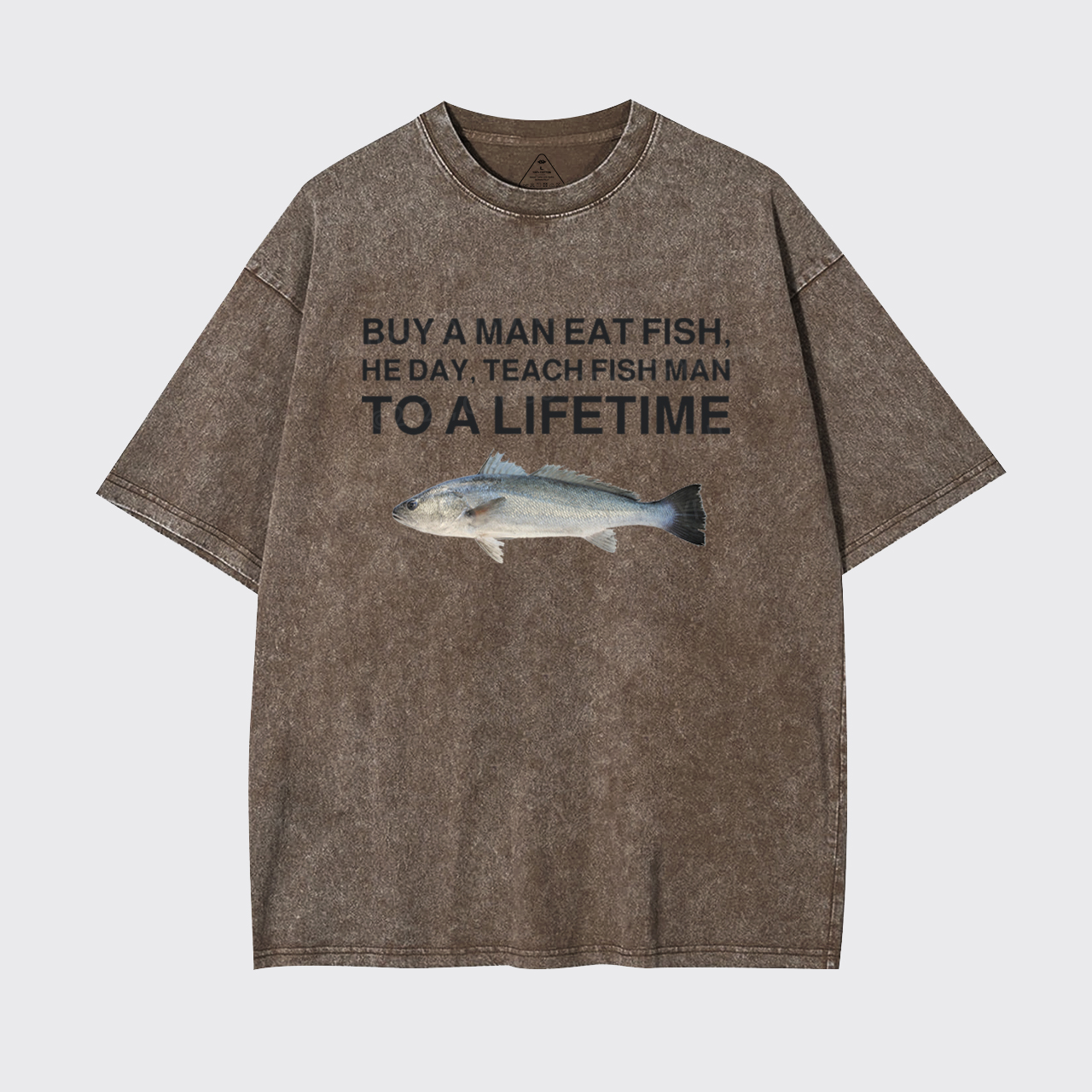 Buy A Man Eat Fish Garment-dye Tees