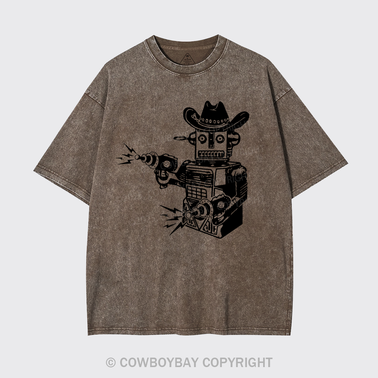 Vintage Cowboy Robot Garment-dye Tees