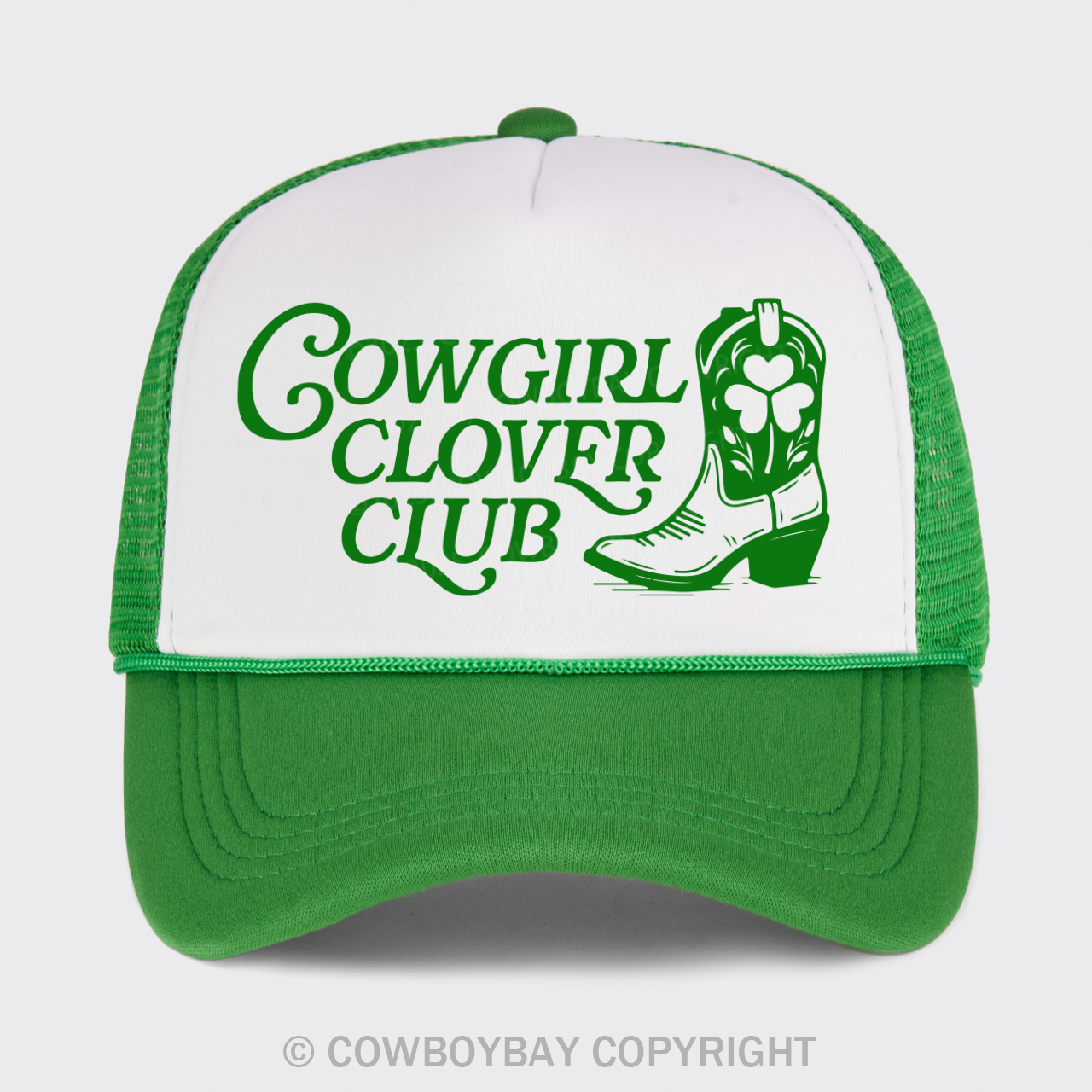Cowgirl Clover Club Trucker Hat