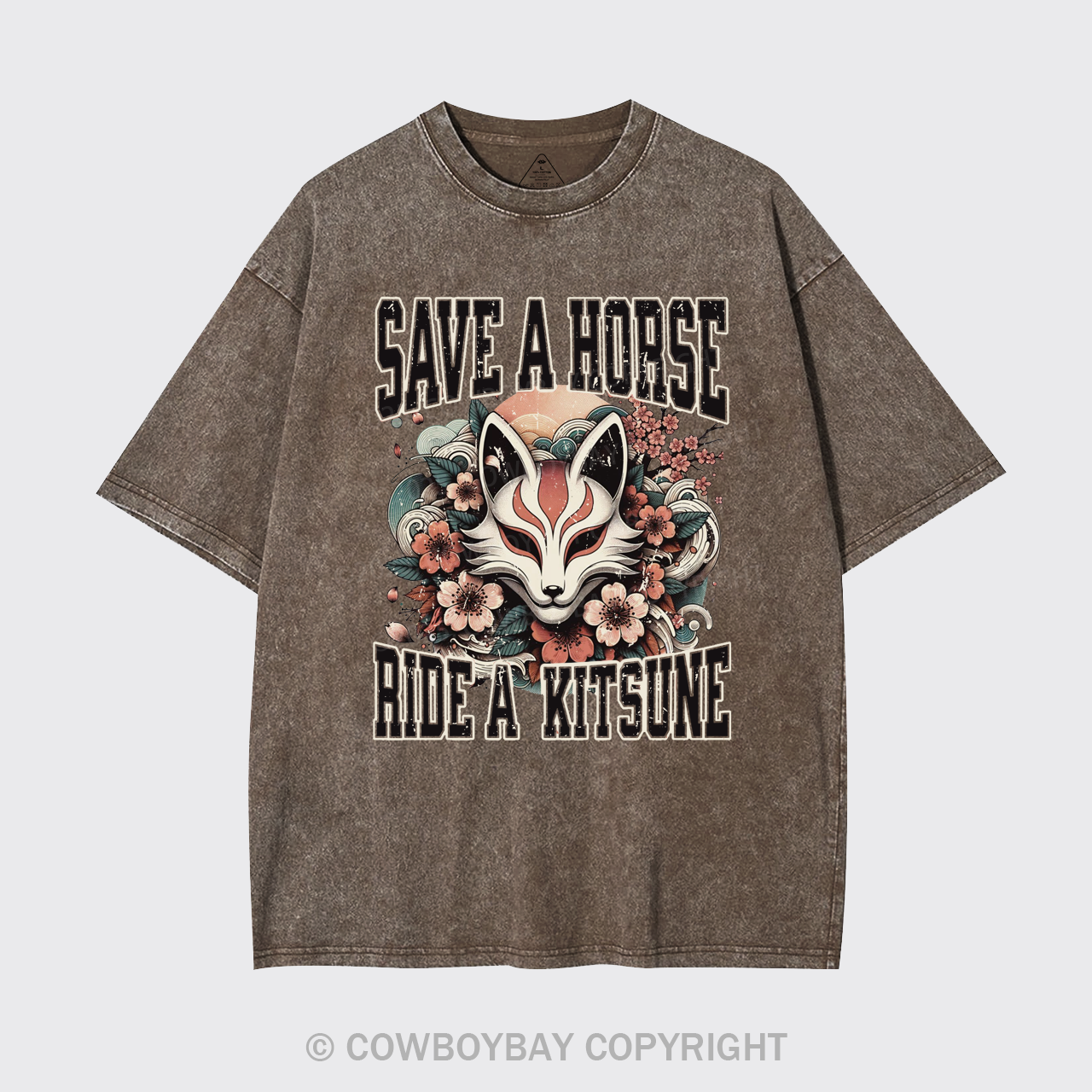 Save A Horse Ride A Kitsune Garment-dye Tees