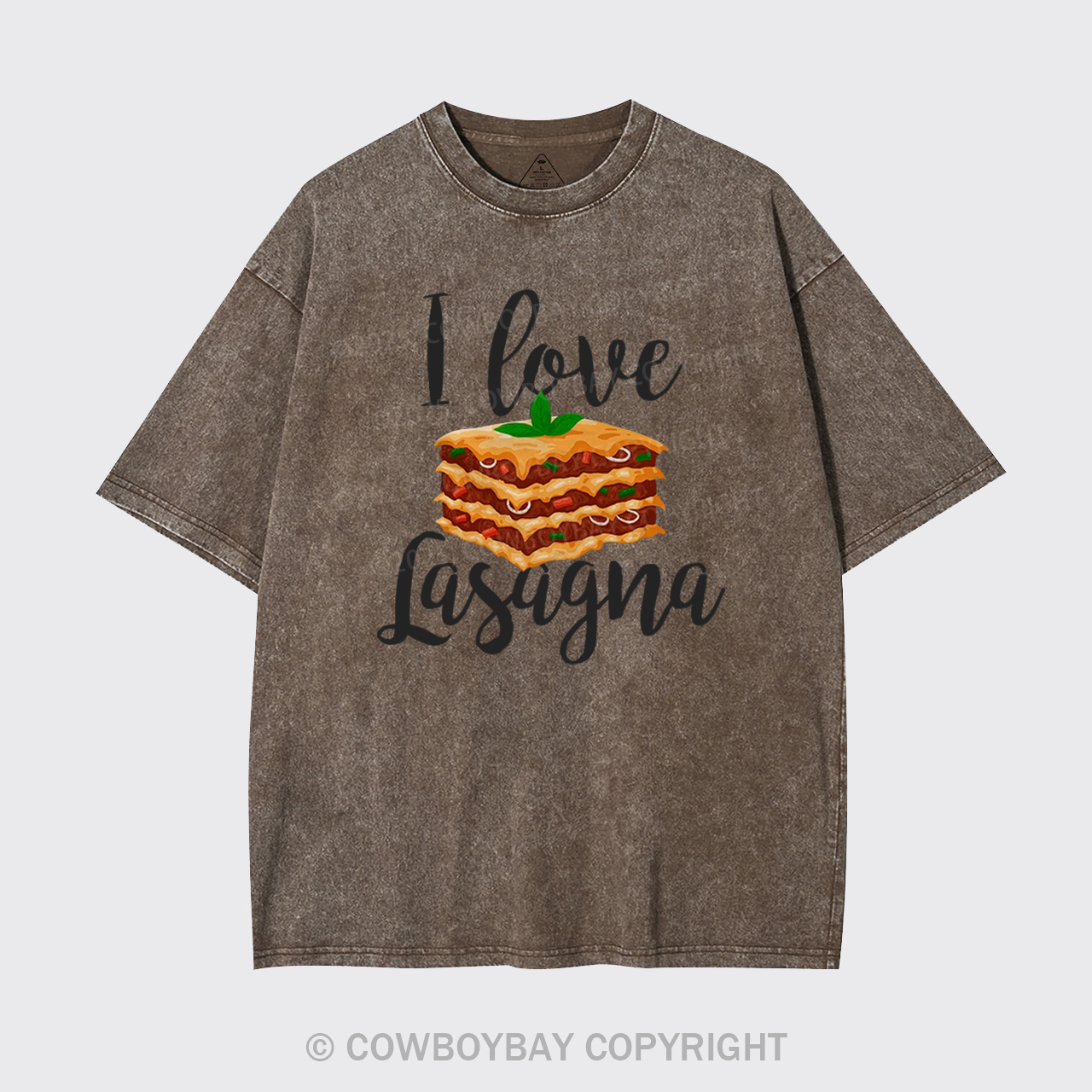 I Love Lasagna Garment-dye Tees