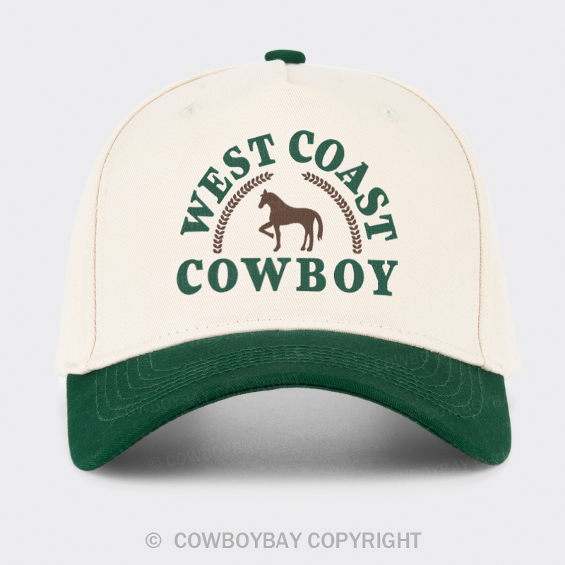 West Coast Cowboy Embroidered Trucker Hat