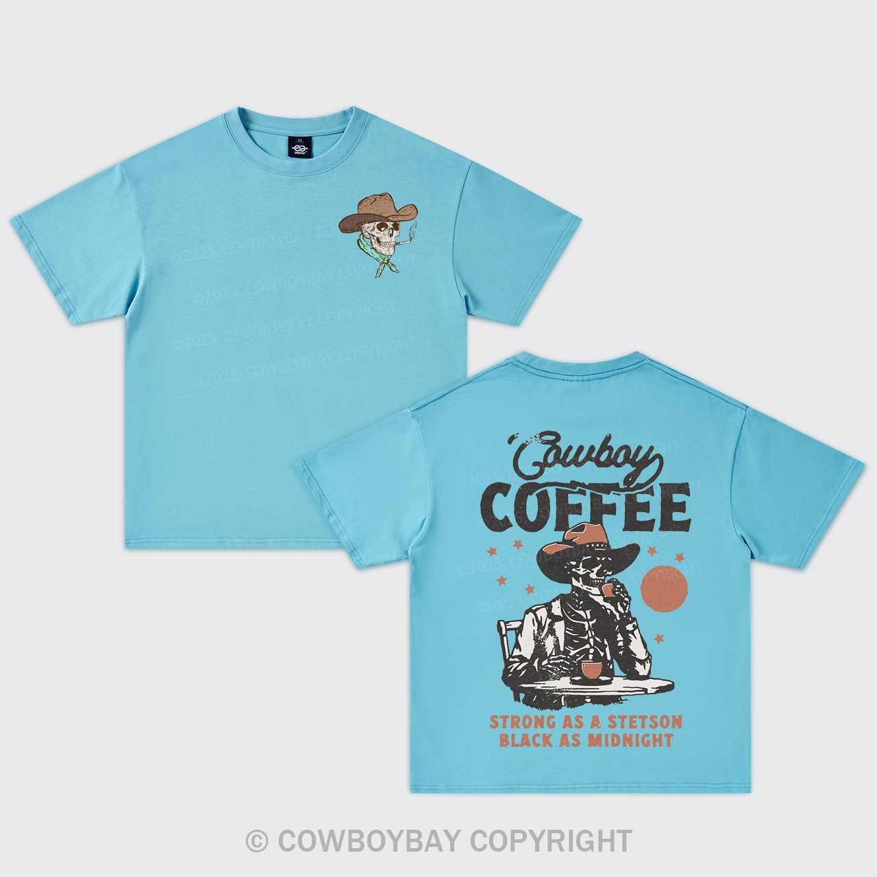 Cowboy Coffee Oversize T-Shirts