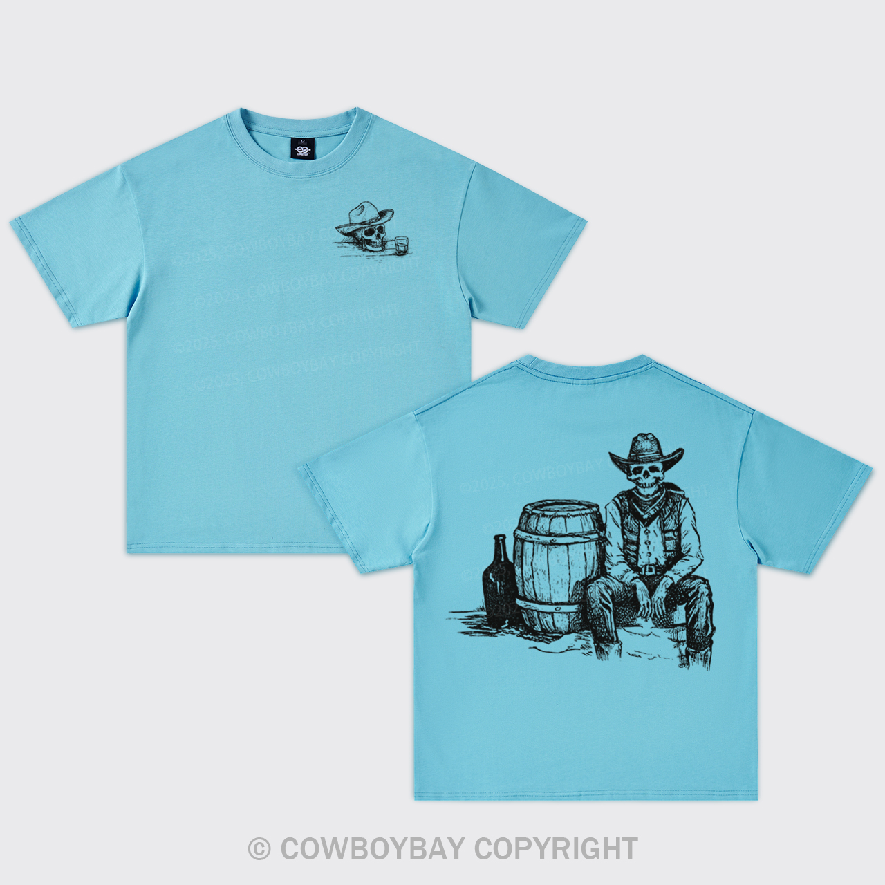 The Cowboy Guarding The Keg Oversize T-Shirts