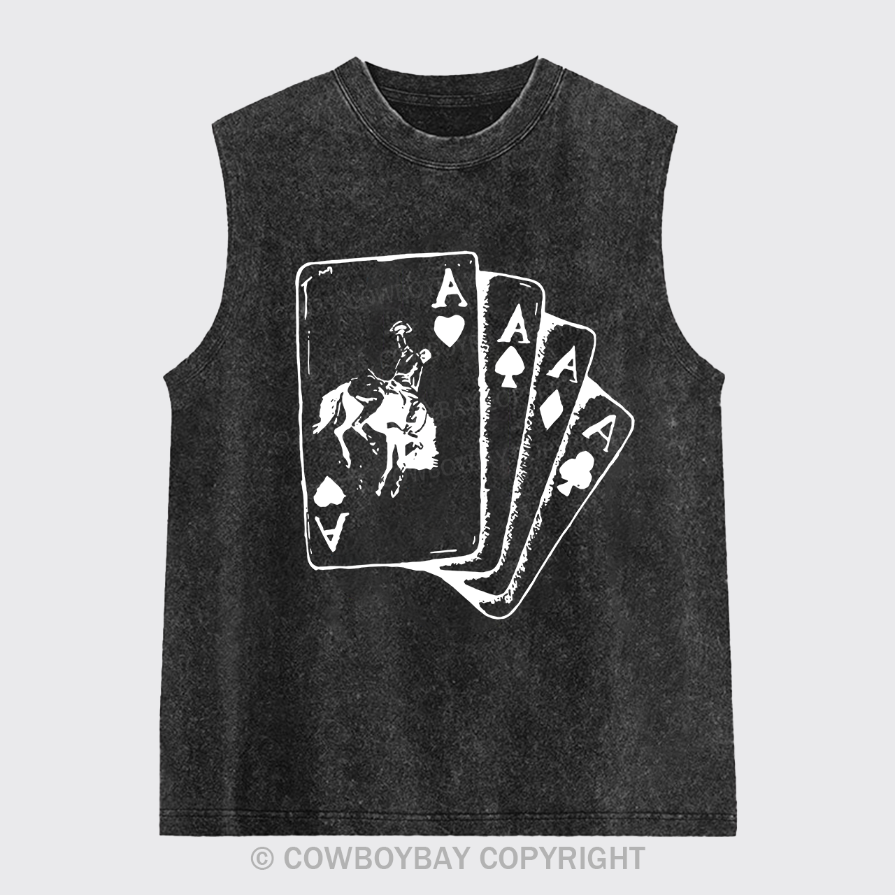 Ace Cowboy Punchy Washed Tanks