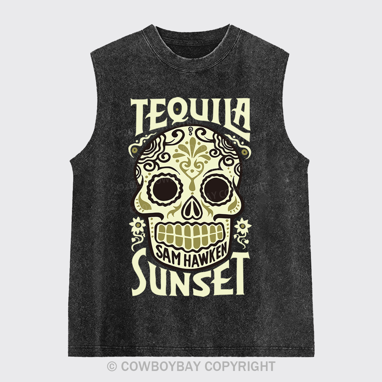 Tequila Sunset Washed Tanks