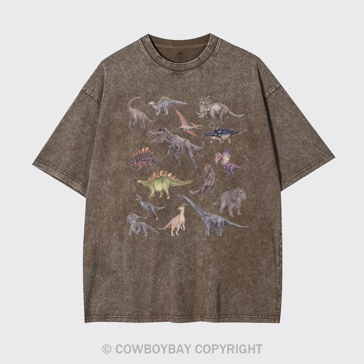 Dinosaur Garment-dye Tees