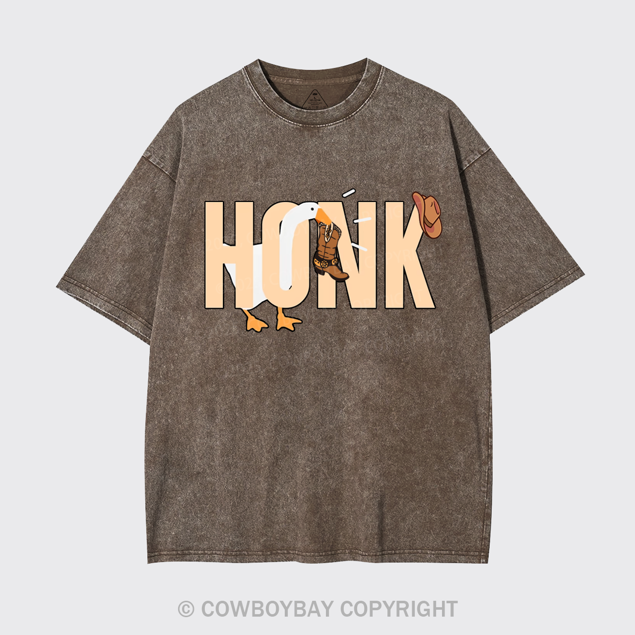 Untitled Goose Game Meme Garment-dye Tees