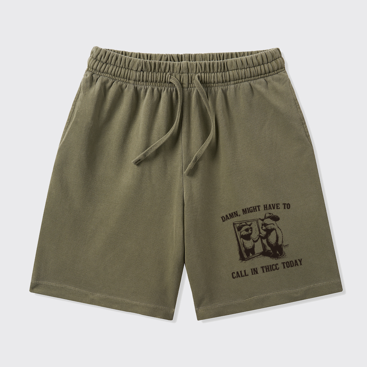 Damn,Might Have To Call In Thicc Today_Cowboybay Classic Shorts
