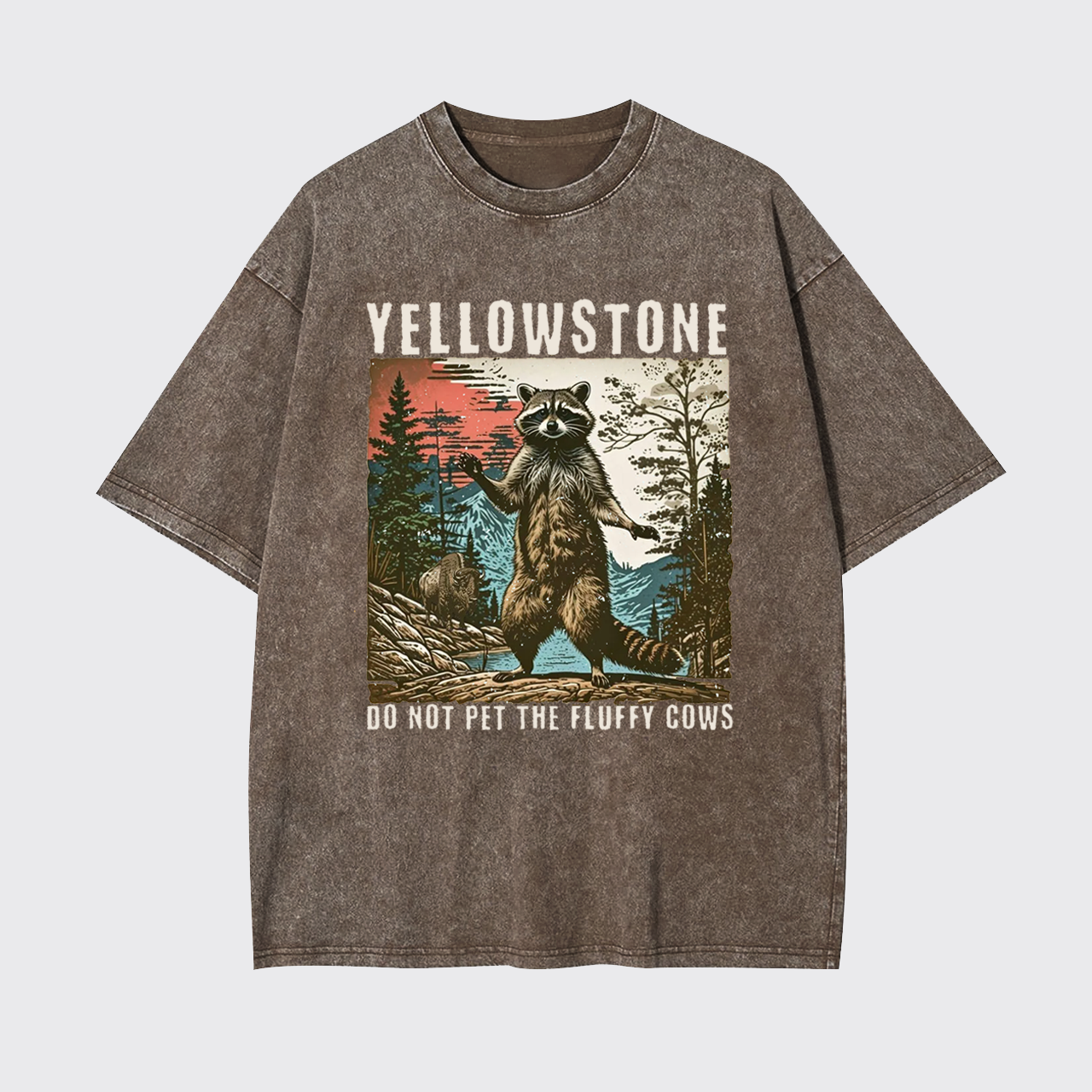 Yellowstone Do Not Pet The Fluffy Cows Garment-dye Tees