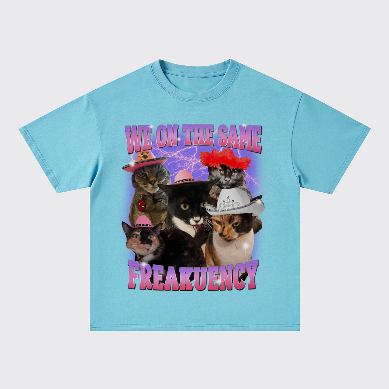 We On The Same Freakuency Oversize T-Shirts