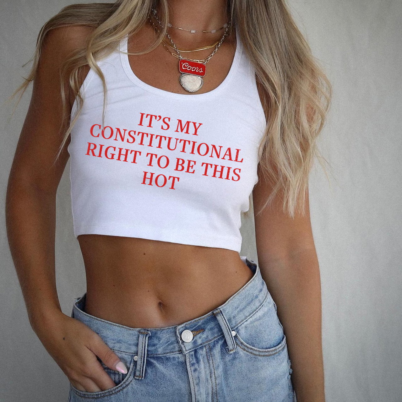 It's My Constitutional Right To Be This Hot Tank Top