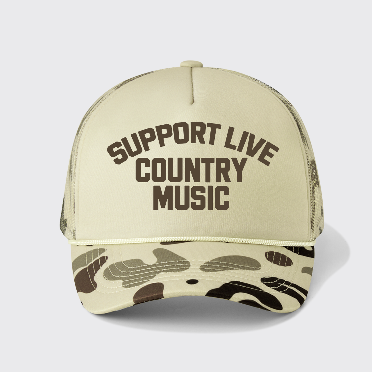 Support Live Country Music Trucker Hat