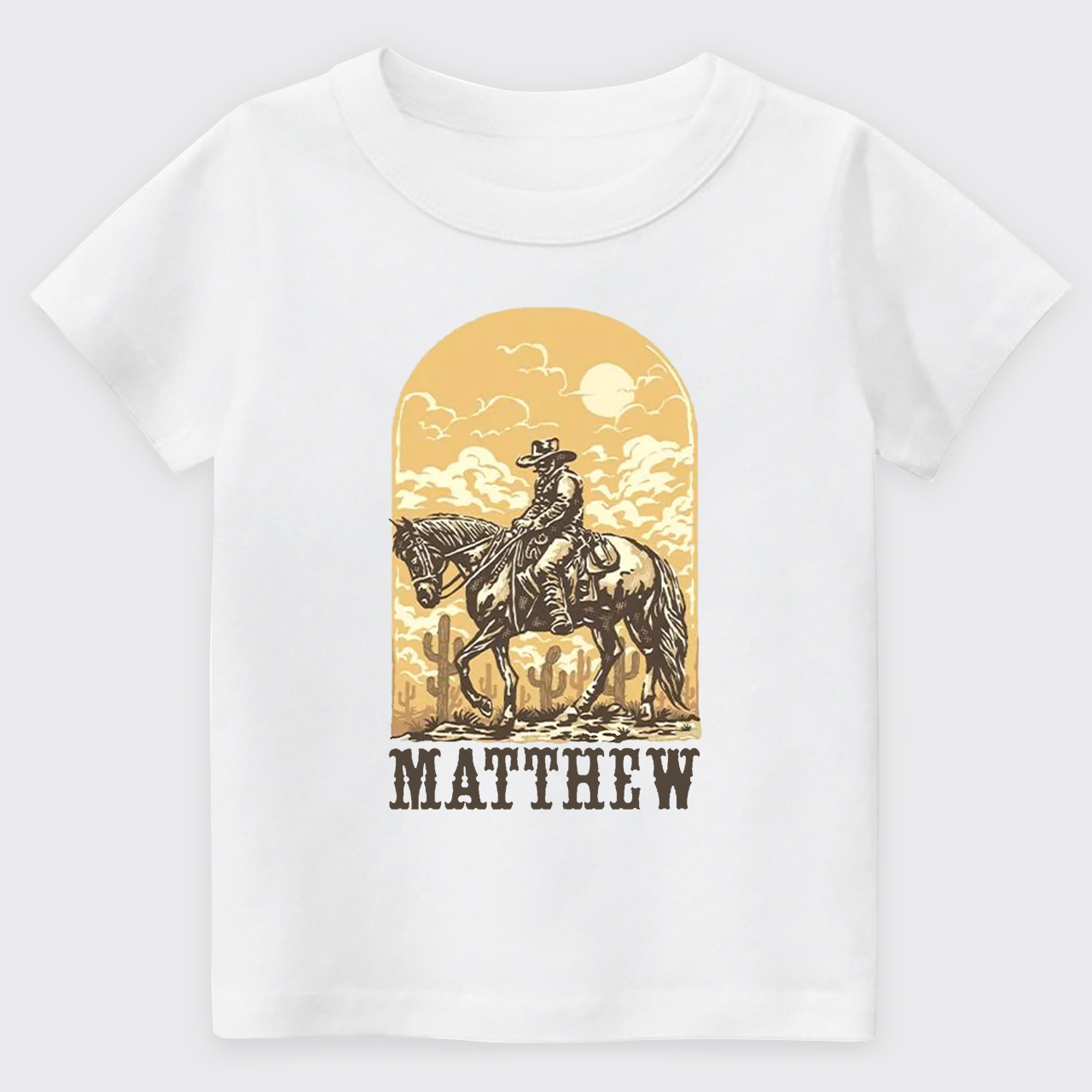 Personalized Cowboy Kids T-shirt