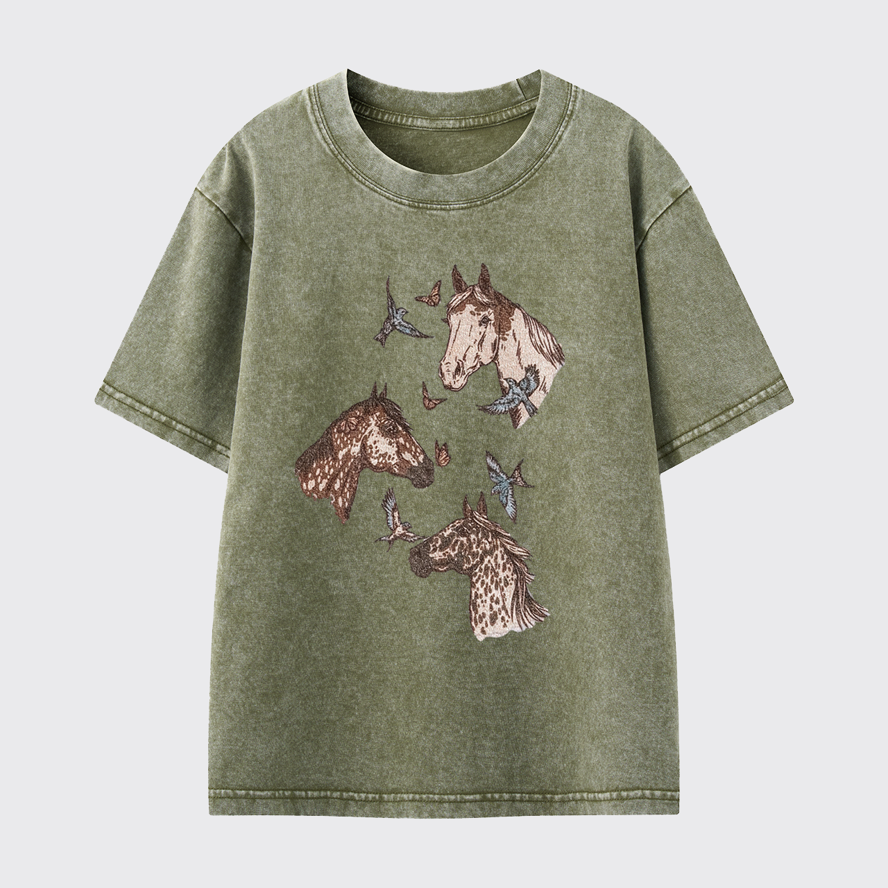 Dreamy Horse Washed Toddler T-shirt