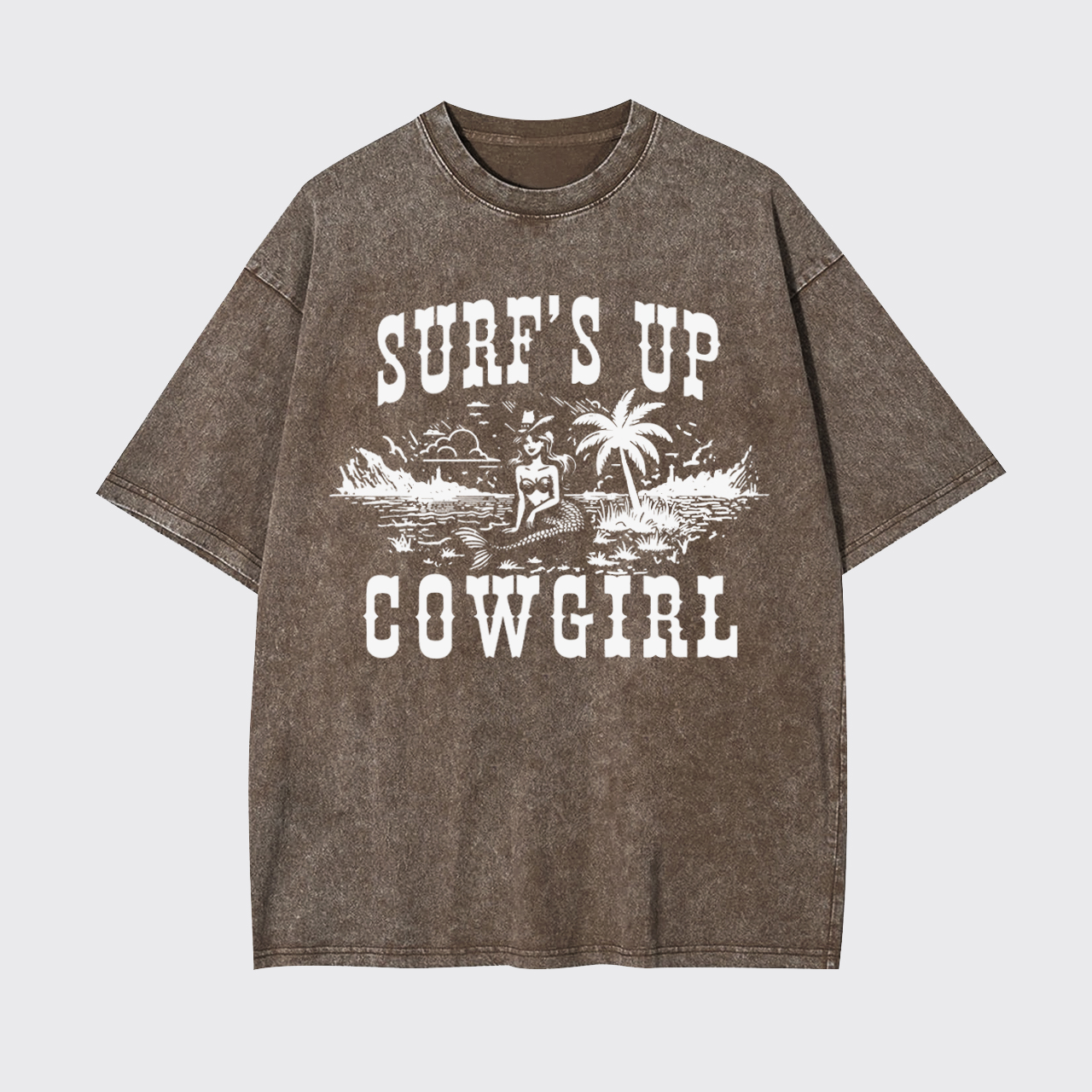 Surf's Up Cowgirl Garment-dye Tees