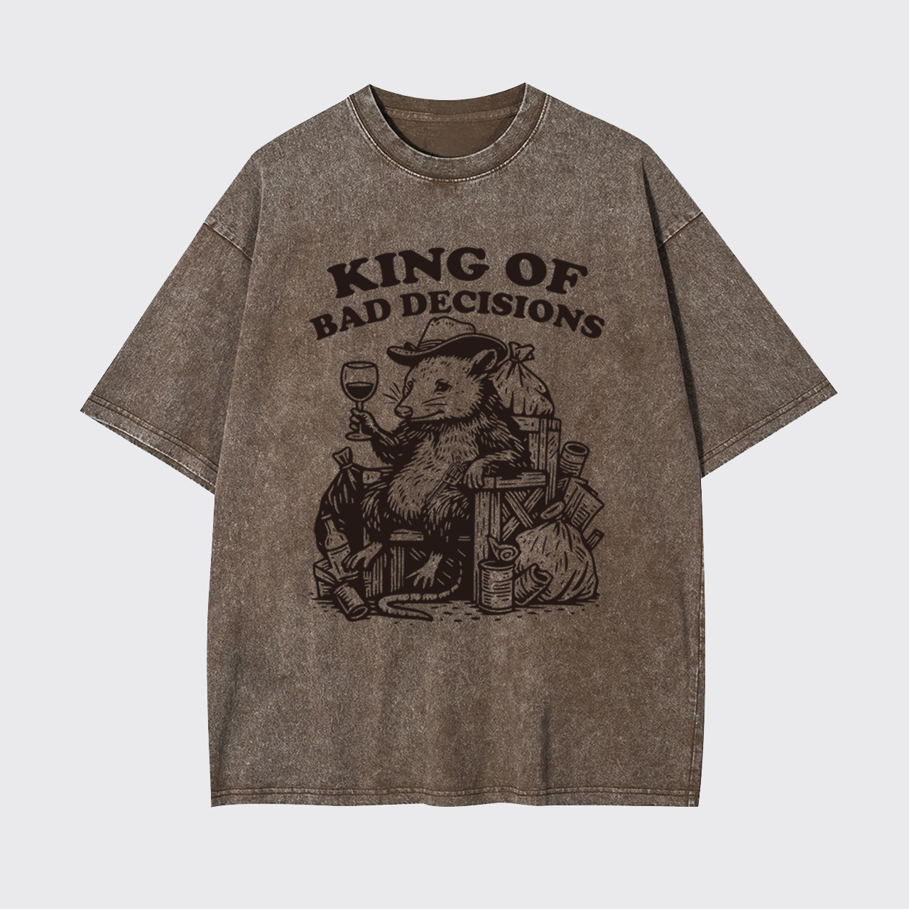 King Of Bad Decisions Garment-dye Tees