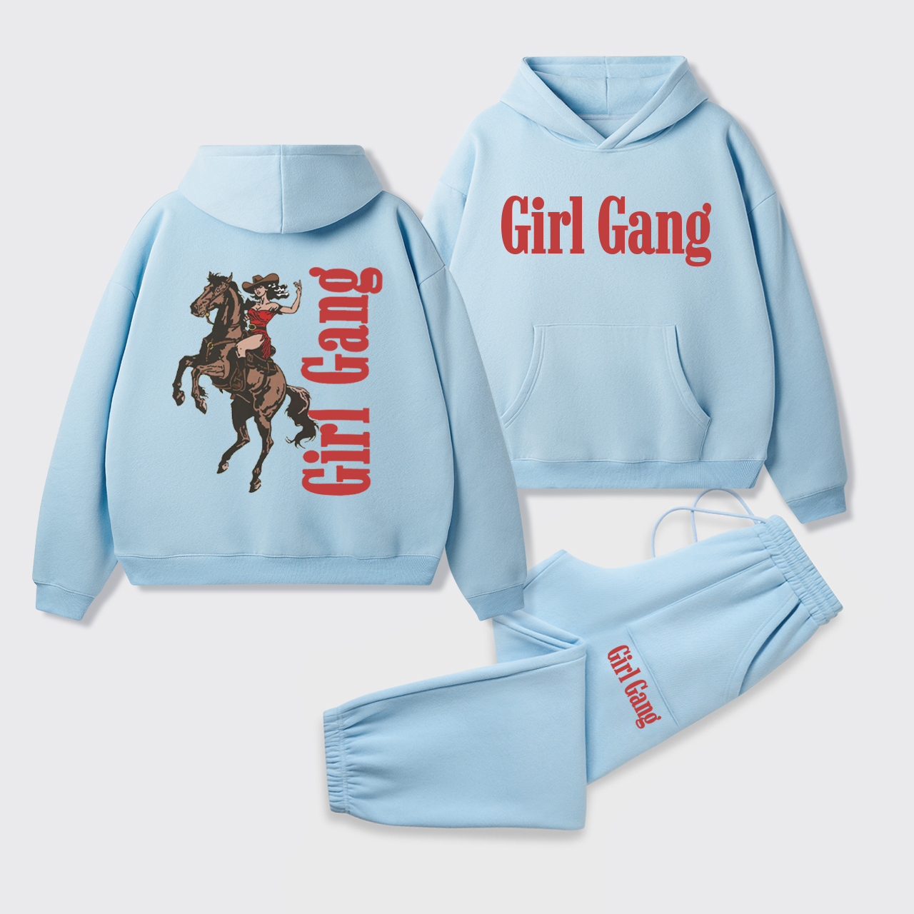 Cowgirl Rodeo Hoodie Set